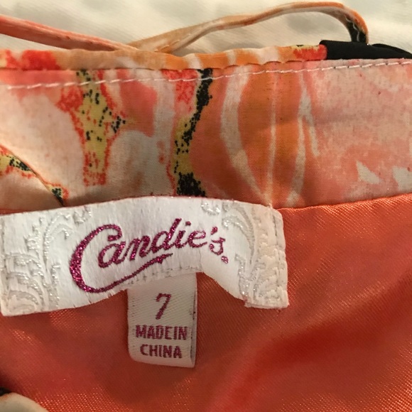 Candies Floral Print A-Line Sundress - Picture 7 of 8